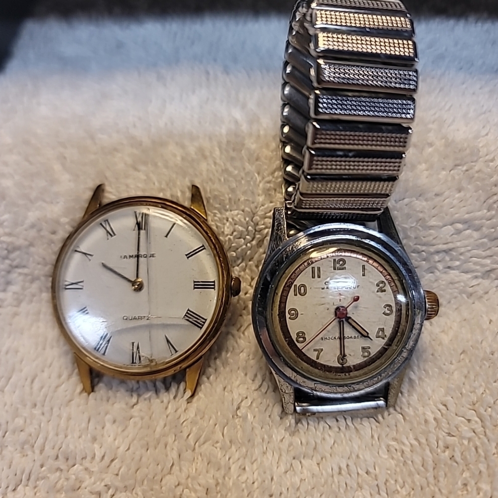 VINTAGE LA MARQUE & CLINTON WATCHES FOR PARTS